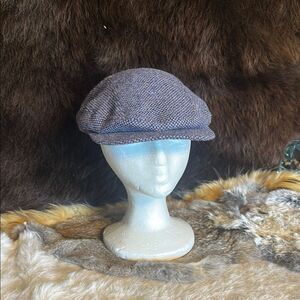 Men's Classic Tweed Flat Cap - Gray (BK1)